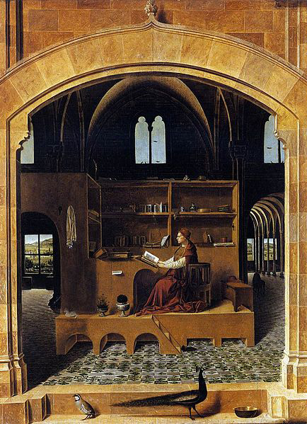 Antonello da Messina St Jerome in his Study